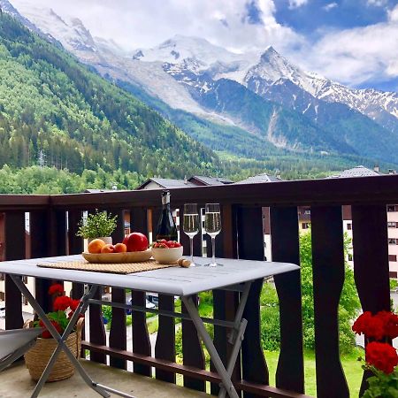 Mont Blanc 43, Vue Mont Blanc , Balcon, Parking Daire Chamonix Dış mekan fotoğraf